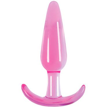 NS Novelties Jelly Rancher Smooth T-Plug, розовая Анальная пробка