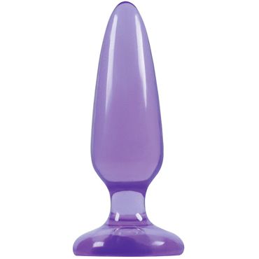 NS Novelties Jelly Rancher Pleasure Plug, фиолетовая Анальная пробка малая