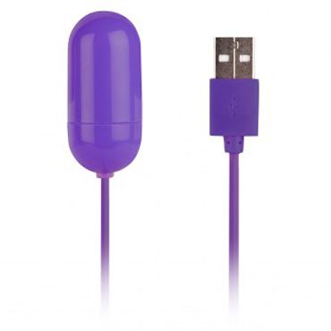 NMC Intensive X, фиолетовое Виброяйцо с USB-проводом