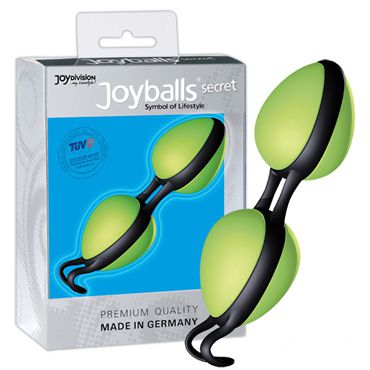 JoyDivision Joyballs Secret, зеленые Вагинальные шарики эргономичной формы