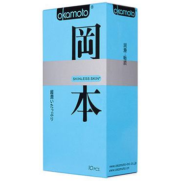 Okamoto Skinless Skin Super Lubricated Презервативы с обильной смазкой для максимально естественных ощущений