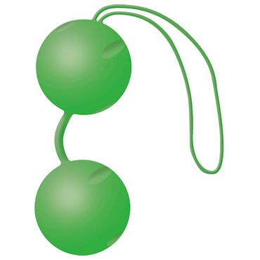 Joy Division Joyballs Trend, зеленые матовые Вагинальные шарики со смещенным центром тяжести