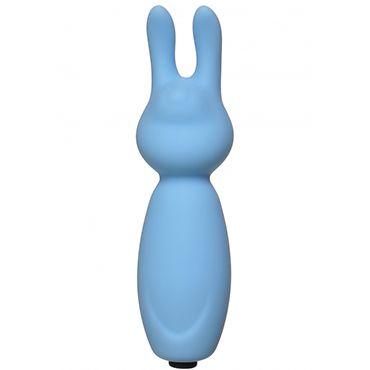 Lola Toys Emotions Funny Bunny, голубой Компактная вибропуля в виде зайчика