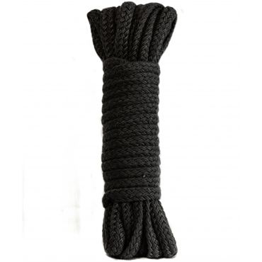 Lola Toys Bondage Collection Bondage Rope, черная Веревка для бондажа 3м