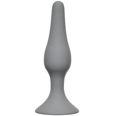 Lola Toys Slim Anal Plug Medium, серая Анальная пробка малая