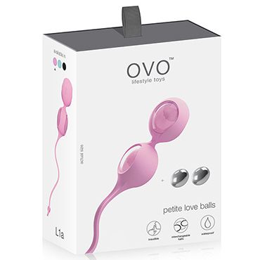 Ovo L1a Petite Love Balls, розовые Комплект вагинальных шариков