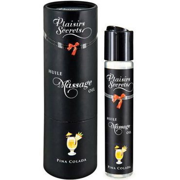 Plaisirs Secrets Massage Oil Pina Colada, 59мл Массажное масло Пина колада