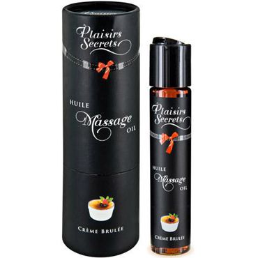 Plaisirs Secrets Massage Oil Creme Brulee, 59мл Массажное масло Крем Брюле