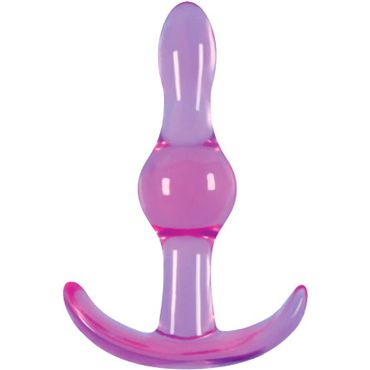 NS Novelties Jelly Rancher Wave T-Plug, фиолетовая Анальная пробка