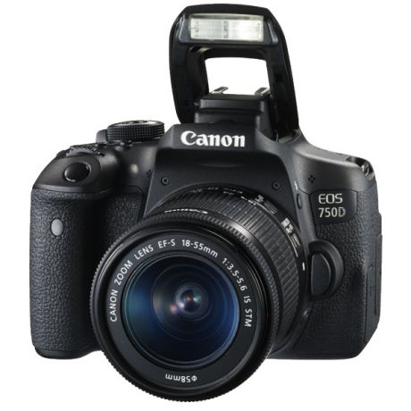 Зеркальный цифровой фотоаппарат Canon EOS 750D kit 18-55mm IS STM