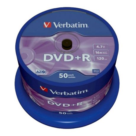 DVD+R набор дисков Verbatim 43550 x50