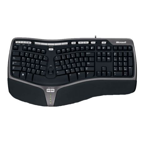 Клавиатура проводная Microsoft Natural Ergonomic Keyboard 4000 Black
