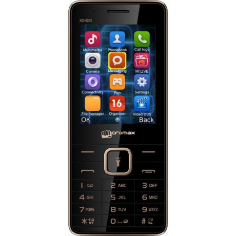 Мобильный телефон Micromax X2420 Black