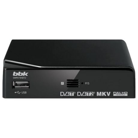 Цифровая ТВ приставка BBK SMP015HDT2 Black