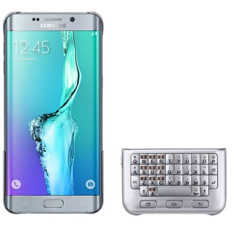Чехол для Samsung Galaxy S6 Edge+ Samsung Keyboard EJ-CG928RSEGRU Silver