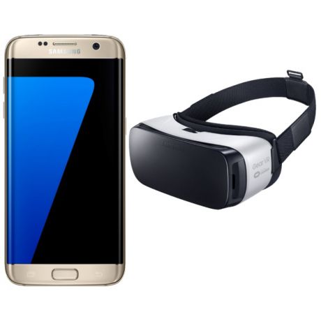Samsung Galaxy S7 edge SM-G935F 32Gb Gold Platinum Смартфон + Gear VR Black/Silver Очки виртуальной реальности