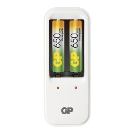 Зарядное устройство + аккумуляторы GP PB410GS65-2CR2