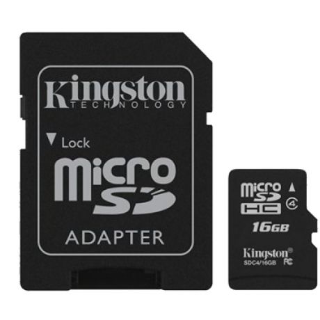 Карта памяти micro SD Kingston SDC4/16GB