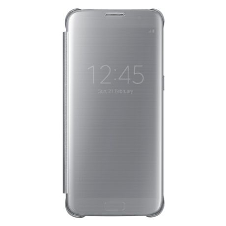Чехол для Samsung Galaxy S7 Edge Samsung Clear View Cover EF-ZG935CSEGRU Silver