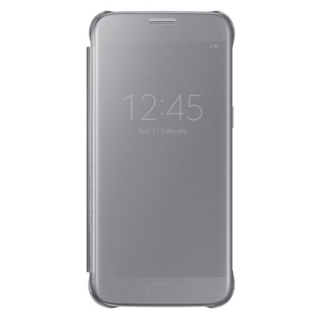 Чехол для Samsung Galaxy S7 Samsung Clear View Cover EF-ZG930CSEGRU Silver