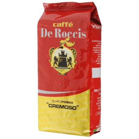 Кофе в зернах De Roccis Rossa Cremoso