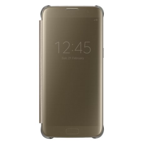Чехол для Samsung Galaxy S7 Edge Samsung Clear View Cover EF-ZG935CFEGRU Gold