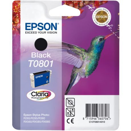 Чернильный картридж Epson T0801 Black