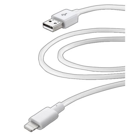 Кабель USB - Lightning Cellular Line USBDATACMFIIPH52MW White