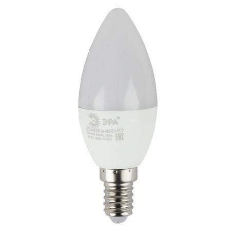 Лампа светодиодная Эра LED smd B35-6w-827-E14 ECO
