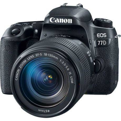 Зеркальный цифровой фотоаппарат Canon EOS 77D 18-135mm IS USM