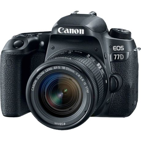 Зеркальный цифровой фотоаппарат Canon EOS 77D 18-55mm IS STM