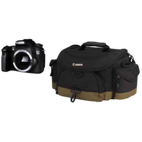 Набор Canon Зеркальный цифровой фотоаппарат EOS 70D Body + Сумка 10 EG Deluxe