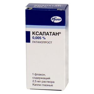 Ксалатан капли глазн. 0,005% 2,5мл