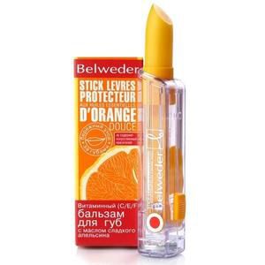 Бельведер бальзам для губ с маслом сладкого апельсина и витамином с 4,5г