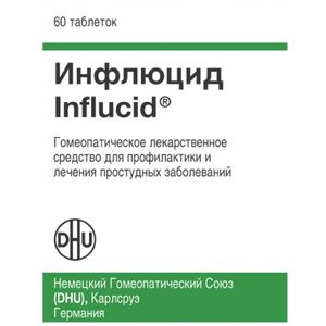 Инфлюцид таблетки для рассасывания 60 шт.