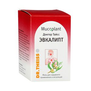 Д-р Тайсс эвкалипт мазь от простуды 50г