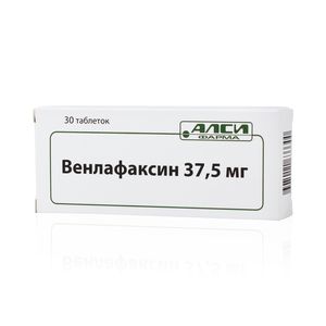 Венлафаксин таб. 37,5мг №30