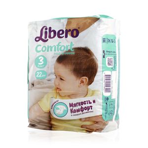 Либеро подгузники беби комфорт миди 4-9кг N22