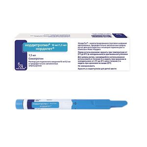 Нордитропин НордиЛет раствор для подкожного введения 10 мг