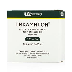 Пикамилон р-р д/ин. амп. 10% 2мл N10