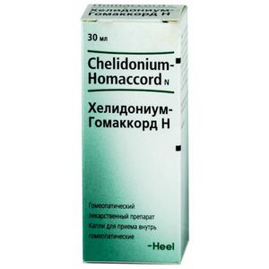 Хелидониум-гомаккорд Н капли гомеоп. 30мл