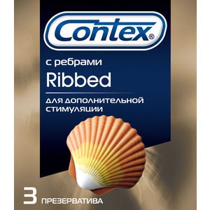 Контекс презервативы №3 /ribbed/