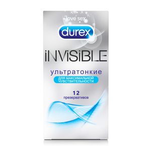 Дюрекс презервативы инвизибл N12