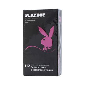 Плэйбой презервативы со вкусом клубники N12
