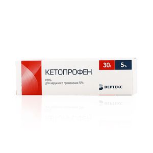 Кетопрофен Верте гель 5% 30г