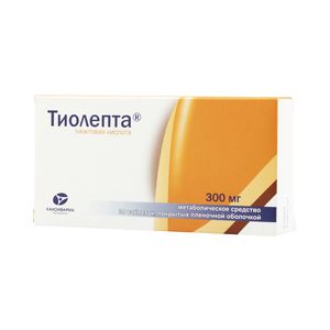 Тиолепта табл.п.о. 300мг N30