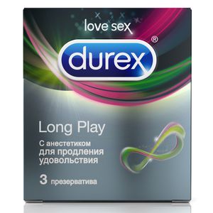 Дюрекс презервативы лонг плэй (перформа) N3