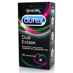 Дюрекс презервативы дуал экстаз N12