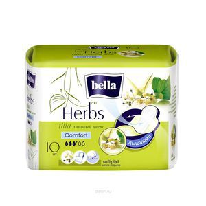 Прокладки Bella Herbs comfort tilia с экстрактом липового цвета