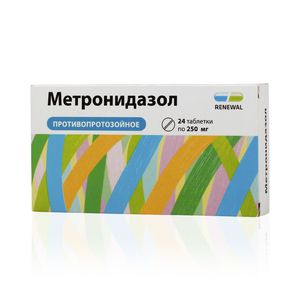 Метронидазол таблетки 250 мг 24 шт.